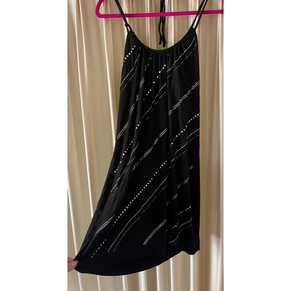 Victoria's Secret | Dresses | Victorias Secret Bra Tops Black Bead Sequin  Embellished Dress L | Poshmark